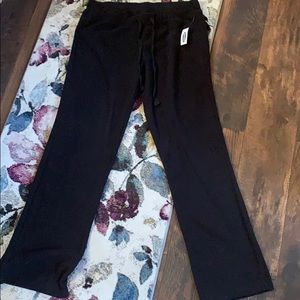 Black Velour Sweat Pants!